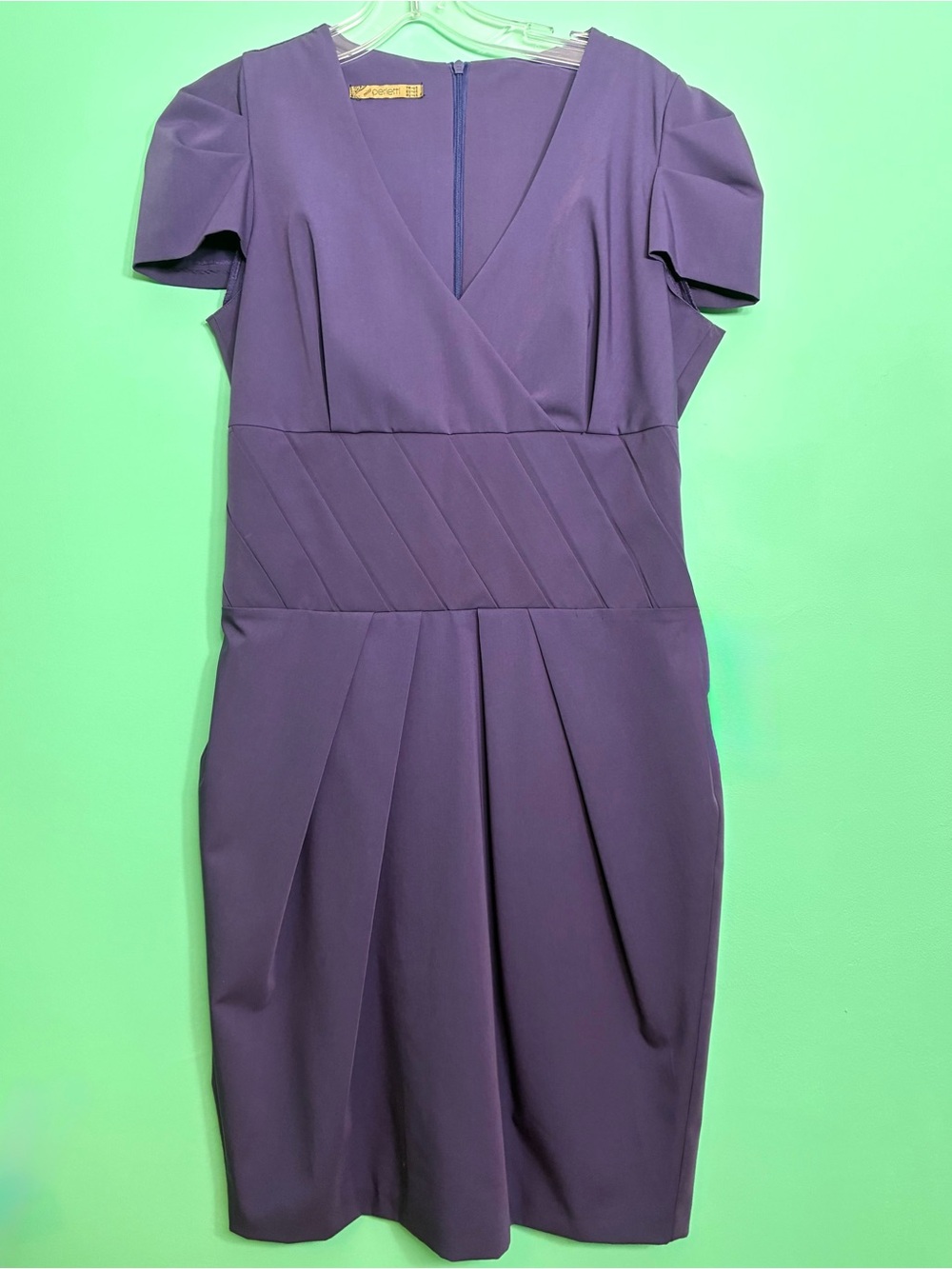 Miss Perrletti   Elegant Fashion  Purple Dress
